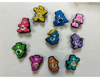 Set Care Bear Shoe Charm | 10 PCs Bear Shoe Charm | Care Bear Shoe Charms | Shoe Charms | Shoe Decorations | Cute Charms