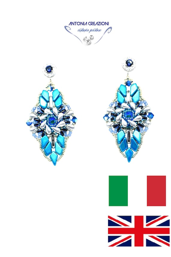 Orecchini Gothic Schema In Italiano E Inglese Etsy