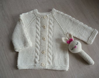 newborn baby knitting sweater