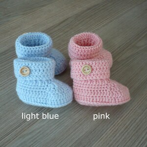 Crochet baby booties, Baby crib shoes, Newborn baby booties, Unisex baby shoes, New baby gift