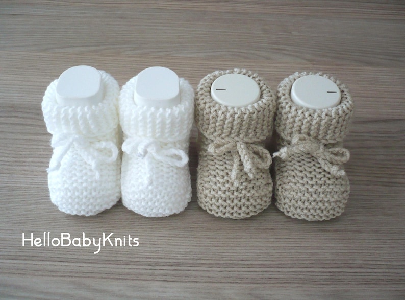 Newborn booties, Knitted slippers, Knit baby booties, Newborn shoes, New baby gift