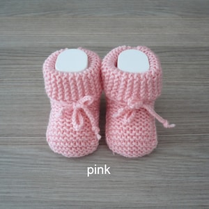 Newborn booties, Knitted slippers, Knit baby booties, Newborn shoes, New baby gift