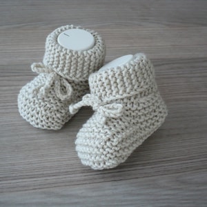 Newborn booties, Knitted slippers, Knit baby booties, Newborn shoes, New baby gift