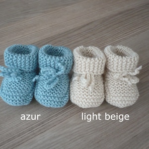 Newborn booties, Knitted slippers, Knit baby booties, Newborn shoes, New baby gift