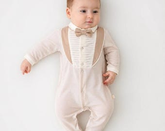 Baby boy wedding outfit, Baby tuxedo, Newborn tuxedo, Baby boy wedding suit, Christening outfit, Baptism boy outfit