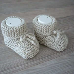 Newborn booties, Knitted slippers, Knit baby booties, Newborn shoes, New baby gift