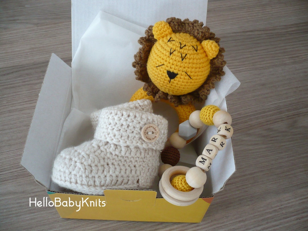 Newborn Boy Gift Box, Congrats on Baby, Personalized Newborn Gift, Baby