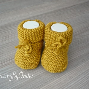 Newborn booties, Knitted slippers, Knit baby booties, Newborn shoes, New baby gift