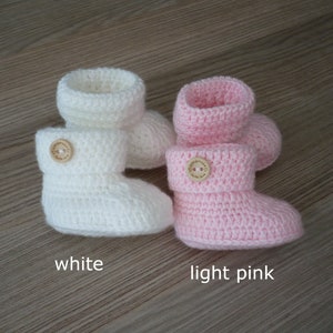 Crochet baby booties, Baby crib shoes, Newborn baby booties, Unisex baby shoes, New baby gift
