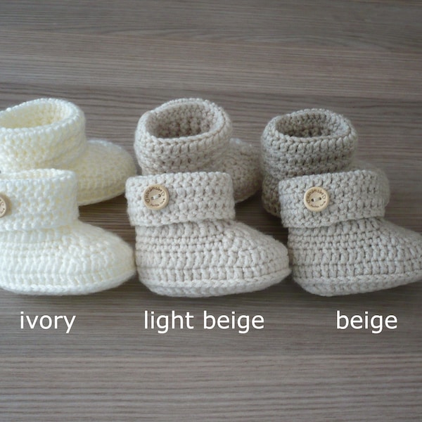 Babyschuhe gehäkelt, Baby Krippe Schuhe, Neugeborene Babyschuhe, Unisex Babyschuhe, Neues Baby Geschenk