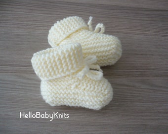 Knit baby booties, Baby slippers, Newborn shoes, Baby boy booties, Baby girl booties, Baby shower gift