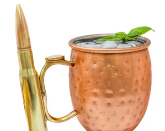 5th Anniversary Gift for Him | 50 Cal Mule Mug | Unique 5 Year - Best Wood Anniversary | Manly Hubby gifts for Military husband / Boyfriend