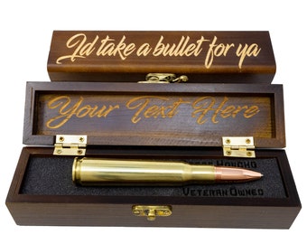 Boss Christmas Gift | Bullet pen in Engraved Box | Handmade Personalized Gifted For Him - Boss Gift Men