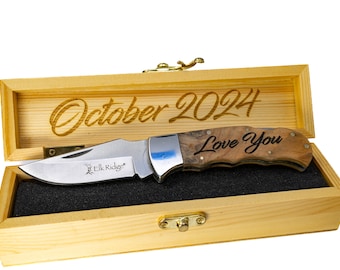 30th birthday for him | Personalized Engraved Knife | Gift For Him - Boyfriend Gift - Mens gift - 30th birthday suprise gift box