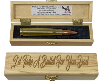 Fathers Day Gift From Daughter - Dad Gift | Bullet Pen & Engraved Gift Box | Gifts For Dad - Christmas, Birthday, Fathers Day