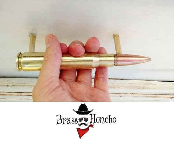 Bullet Drawer Handle Pulls 50 Cal BMG Custom Brass Caliber Hardware Man  Cave & Military Look. High End Luxury Kitchen. Unique Handmade -  Israel