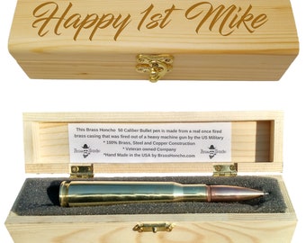 1 Year Anniversary Gift For Boyfriend | Bullet Pen & Engraved Gift Box | Dating  Gift For Him - Personalized Gifts for boyfriend ideas