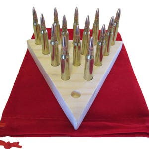 Soldier Gifts Army Bullet Peg Game Real Blank Bullets Made in USA Army Girlfriend / Boyfriend Military Game Gifts for Him image 5