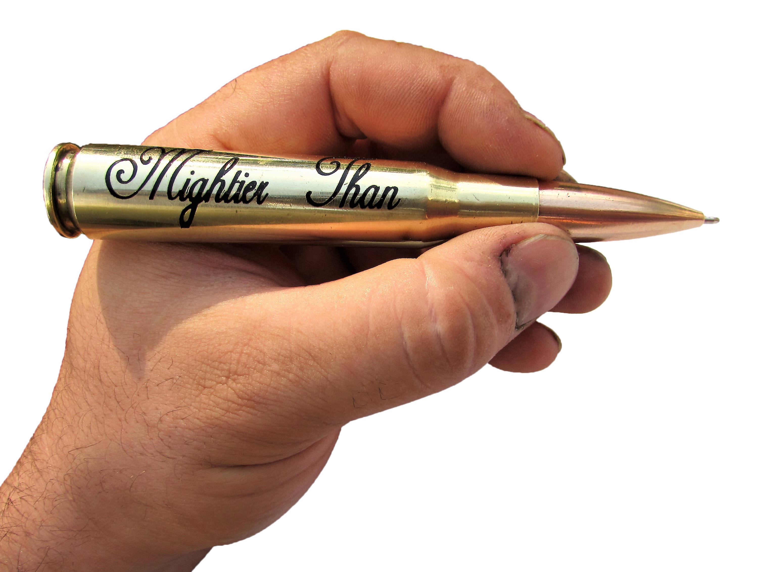 The Pen is Mightier than Bullets