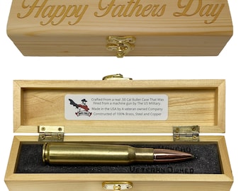 Fathers Day Gift From Son | Dad Gift | Bullet Pen & Engraved Gift Box | Gifts For Dad | Christmas, Birthday, Fathers Day