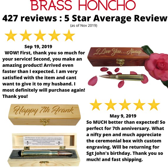 Year Anniversary Gift For Boyfriend Bullet Pen Engraved Gift Box  First Gift For Him Personalized Gifts for guy partner ideas