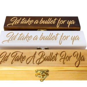 Engraved Empty Wood Box