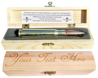 Hunting Gifts for Men | Bullet Pen &  Gift Box | Great Anniversary or Birthday Gifts For Man - Personalized gifts for husband or Dad