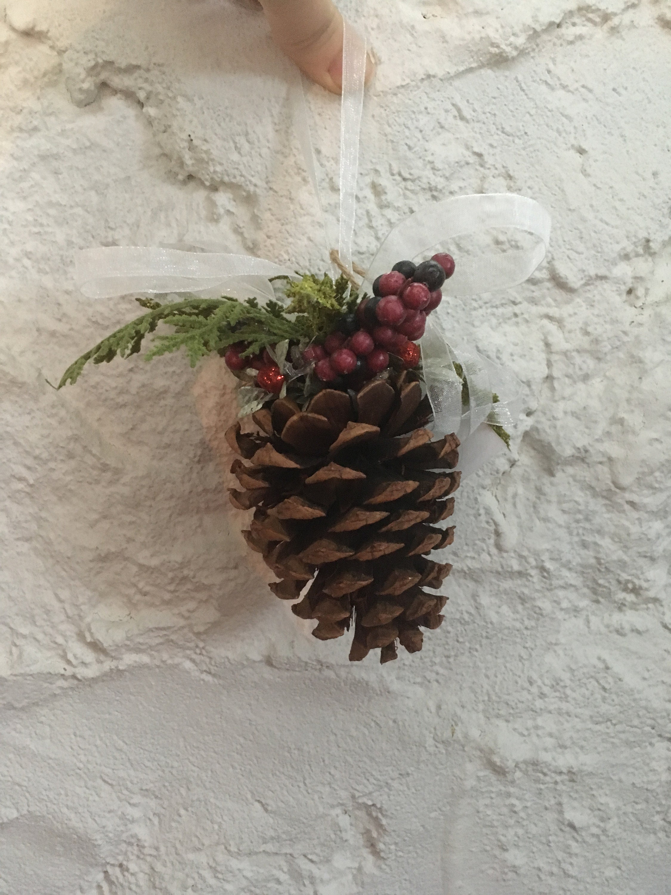Large Pinecone Ornaments, Christmas Decor, Etsy