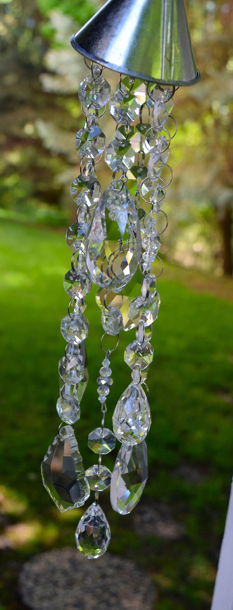 Watering Can Sun Catcher, Garden Decor, Yard Art, Outdoor Sun Catcher