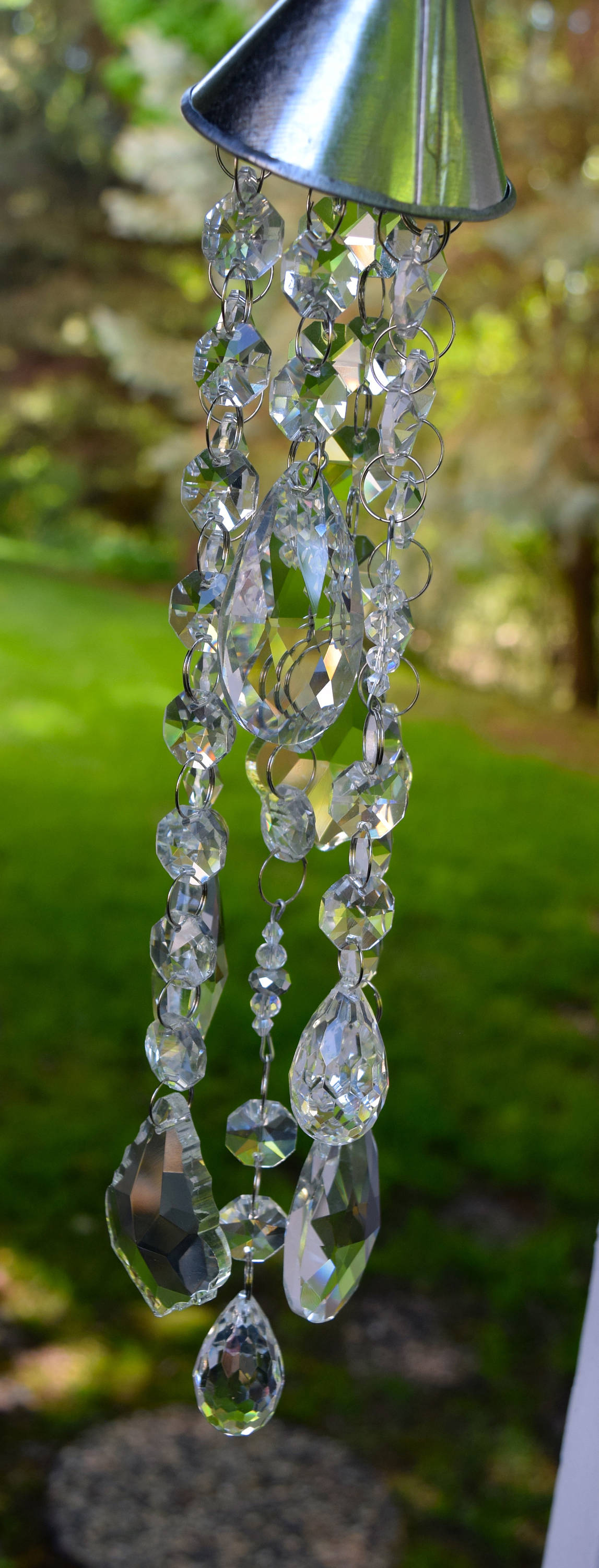 Watering Can Sun Catcher, Garden Decor, Yard Art, Outdoor Sun Catcher