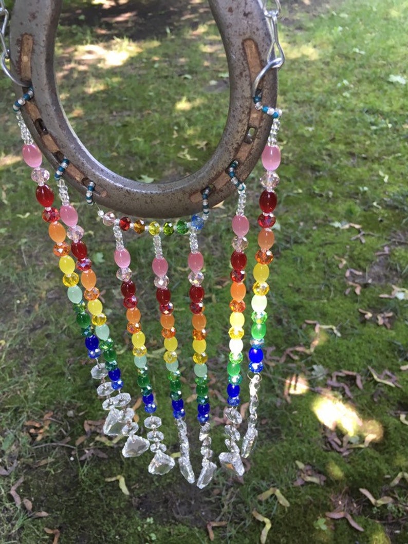Custom Horseshoe Sun Catcher, Yard Art, Garden Decoration Etsy