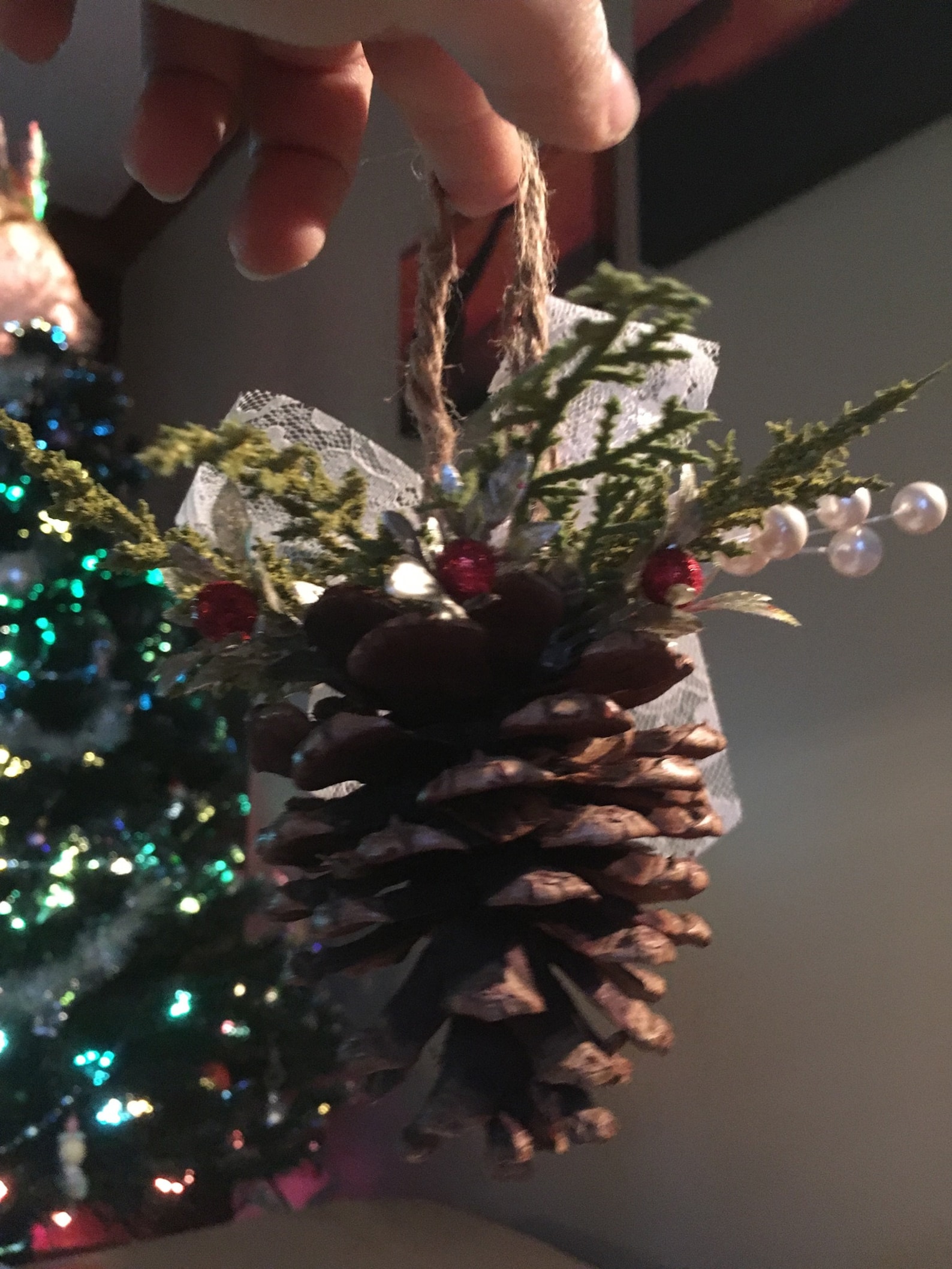 Large Pinecone Ornaments, Christmas Decor, Etsy