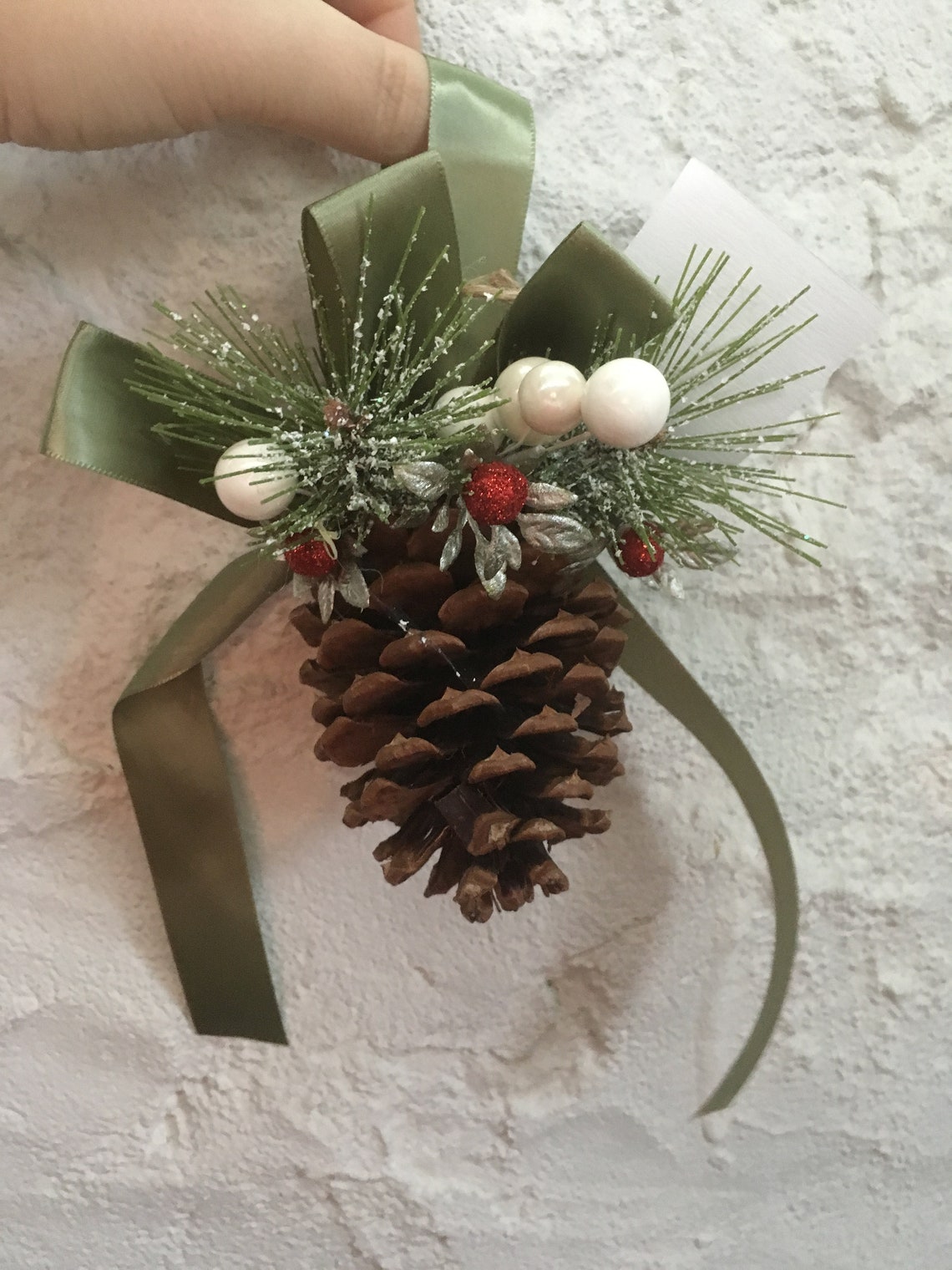 Large Pinecone Ornaments, Christmas Decor, Etsy