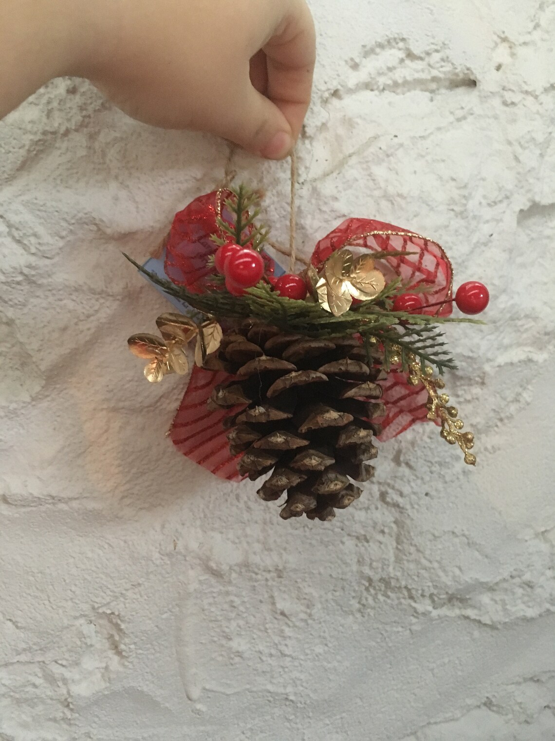 Large Pinecone Ornaments, Christmas Decor, Etsy