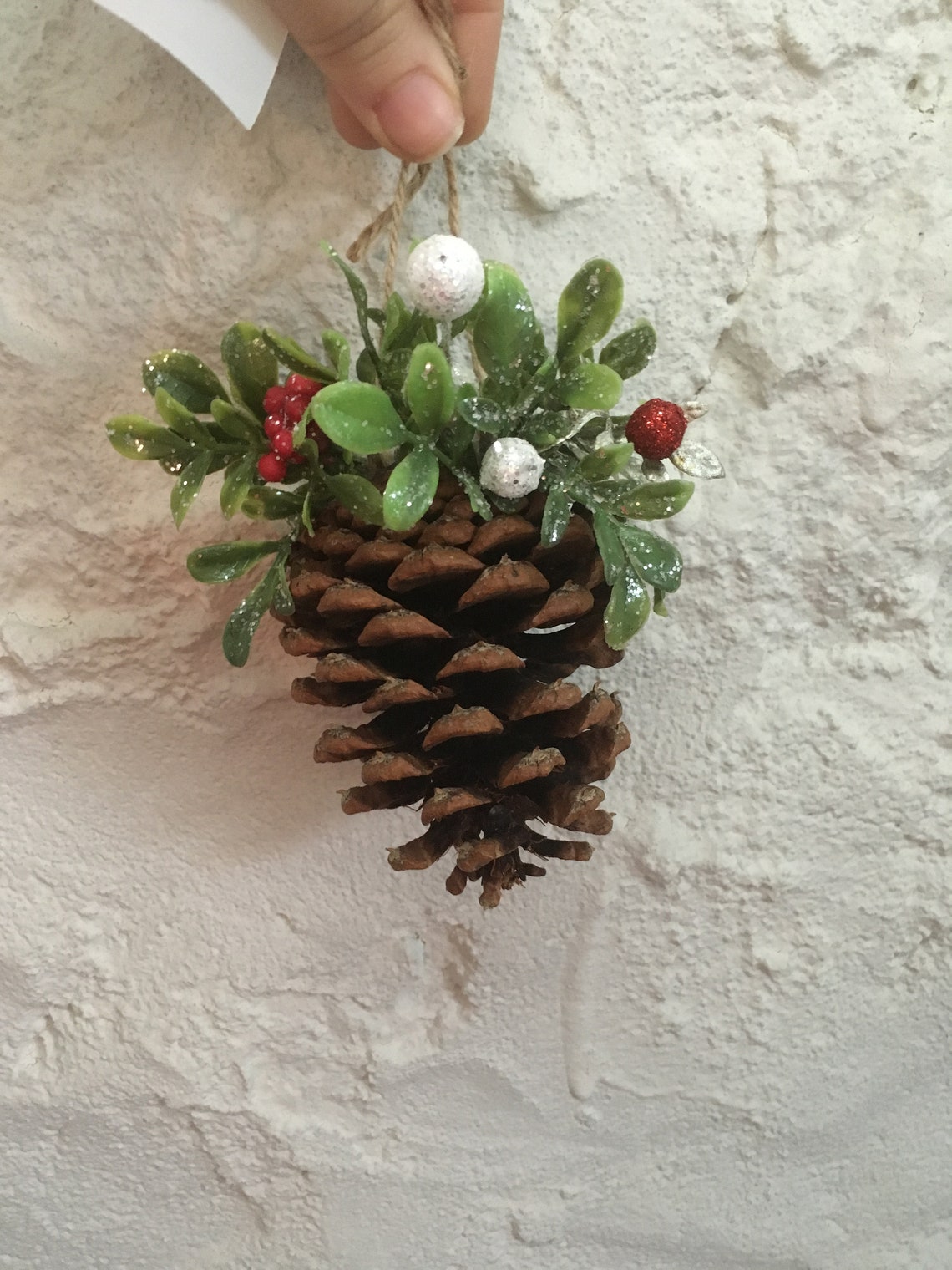Large Pinecone Ornaments, Christmas Decor, Etsy