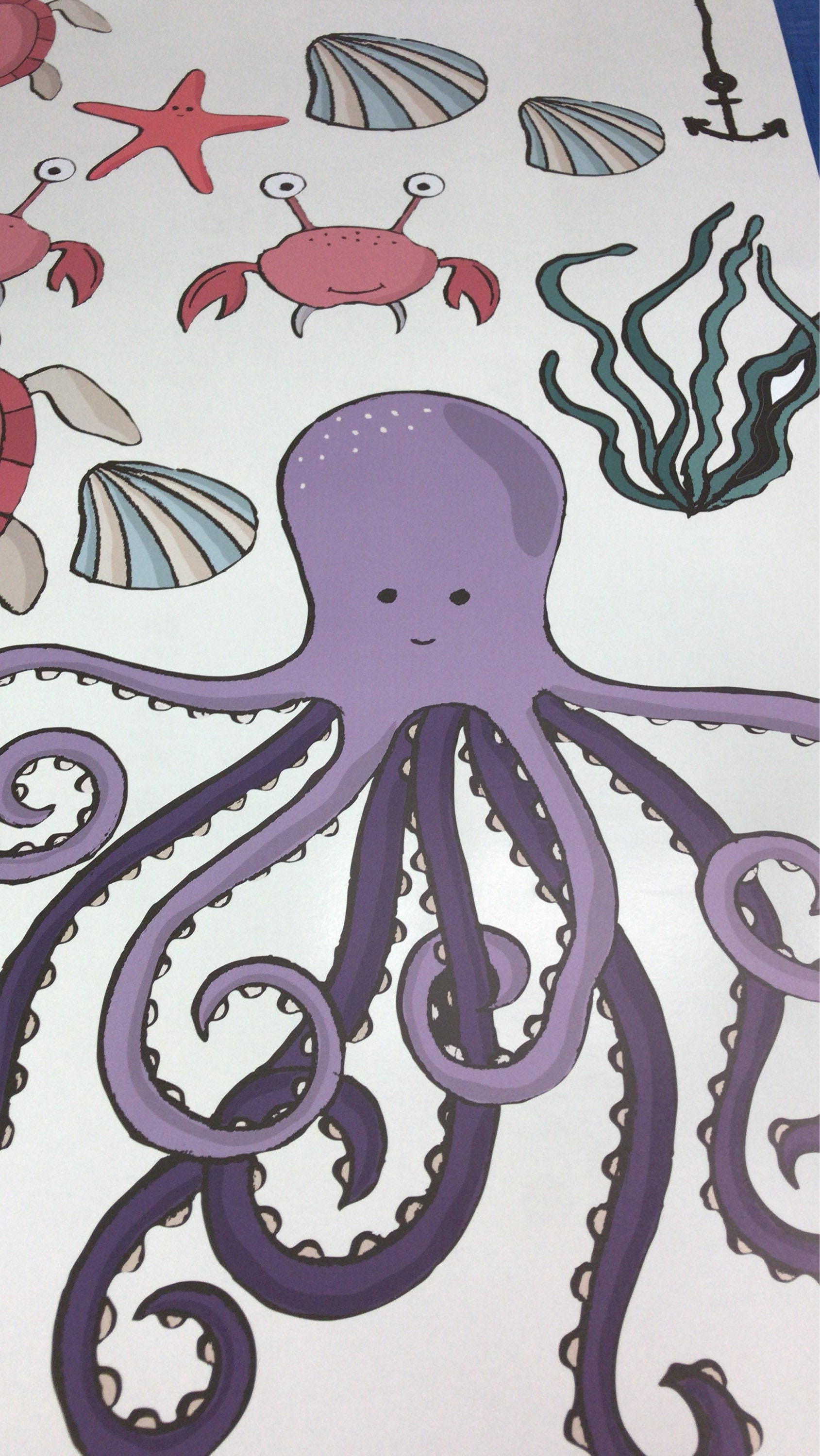 Ocean themed wall stickers nursery / kid's bedroom / Etsy