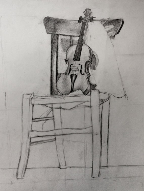 Share 118+ violin sketch