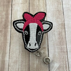 Cow | Badge Reel | Badge Holder | ID Badge Reel | ID Badge Holder