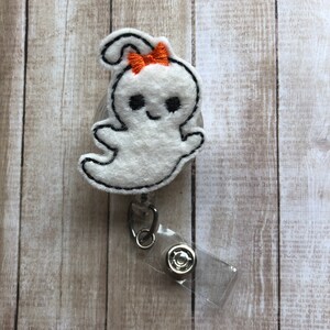Fantôme | Ghost Badge Reel | Halloween | Bobine d’insigne d’Halloween | Badge Reel | Porte-badge | Id Badge Reel | Porte-badge ID