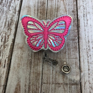 Butterfly | Butterfly Badge Reel | Badge Reel | Badge Holder | ID Badge Reel | ID Badge Holder