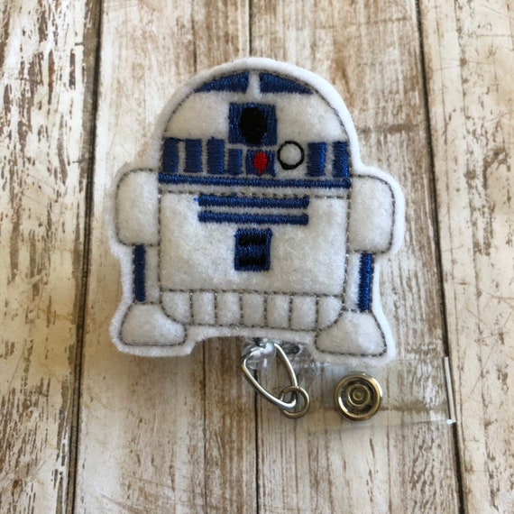 R2-D2 R2-D2 Badge Reel Star Wars Star Wars Badge Reel Badge Reel Badge  Holder ID Badge Reel ID Badge Holder 