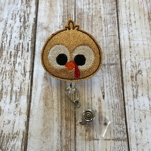 Turkey | Turkey Badge Reel | Thanksgiving | Thanksgiving Badge Reel | Badge Reel | Badge Holder | ID Badge Reel | ID Badge Holder