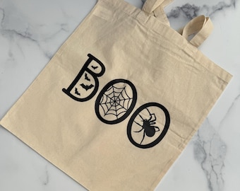 Boo Tote Bag | Halloween Tote Bag | Tote Bag