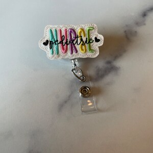 Pediatric Nurse | Nurse | Peds | Badge Reel | Badge Holder | ID Badge Reel | ID Badge Holder