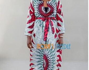 African Kimono Jacket/ Ankara Kimono Jacket/ African Jacket/ Kimono Duster Jacket/ Ankara Duster/ African Fashion/ African Wears