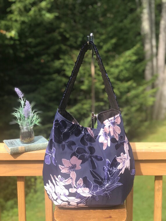 velvet slouch bag