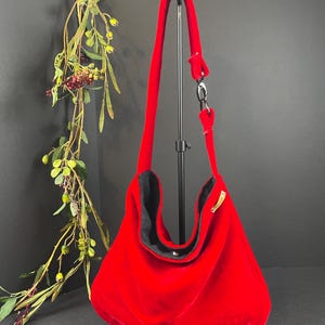 Velvet Hobo Bag - Etsy