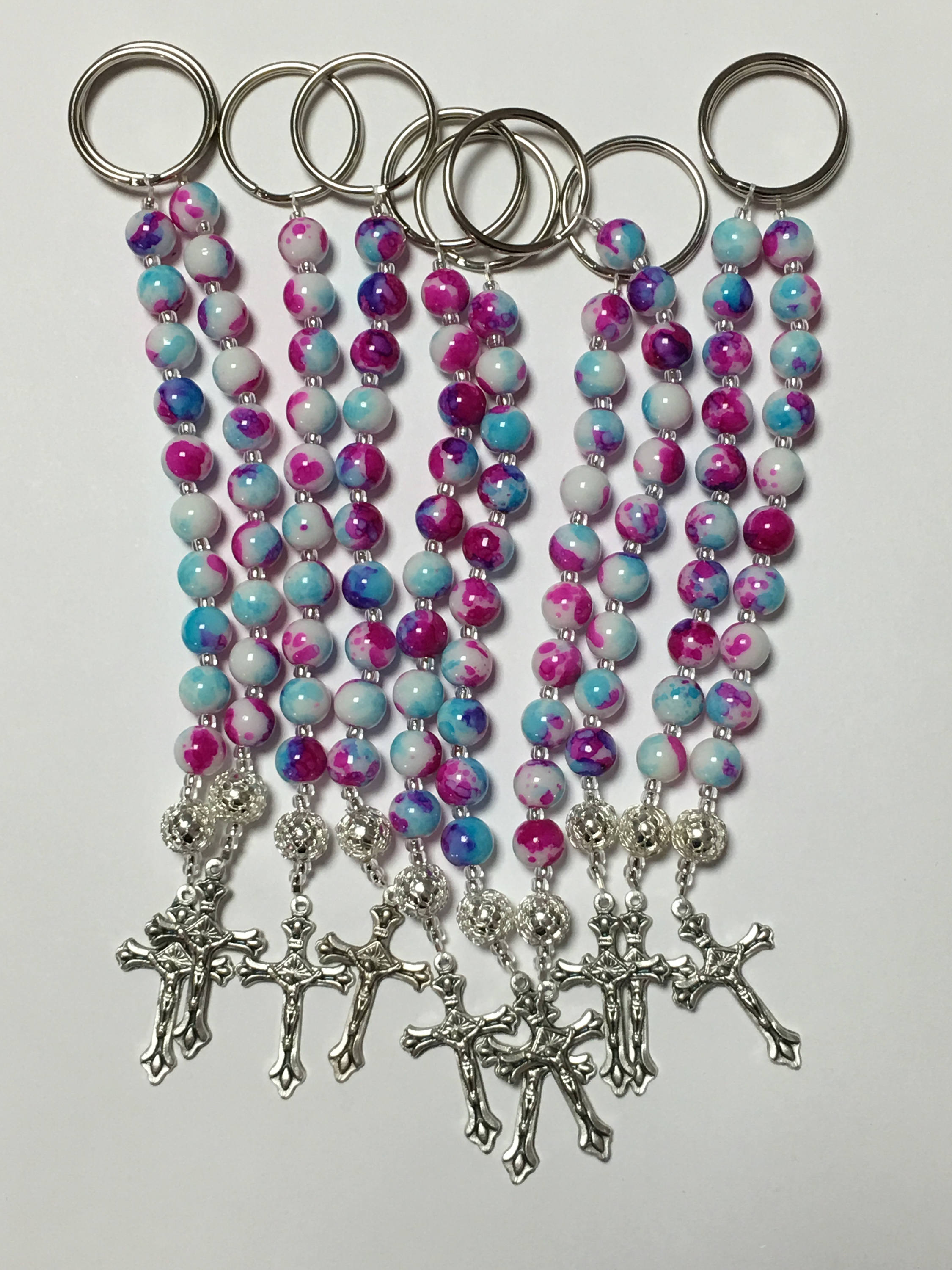 ROSARY KEY CHAINS - Etsy UK