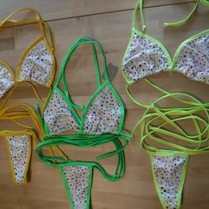 Thong string bikini/lingerie set