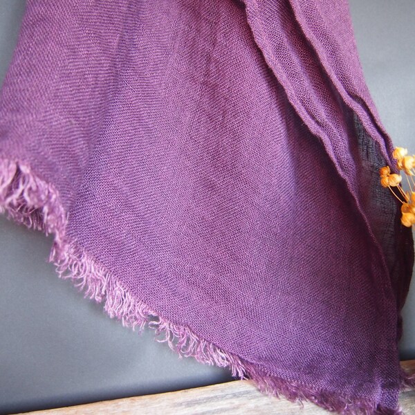 Only Purple Polyester Scarf